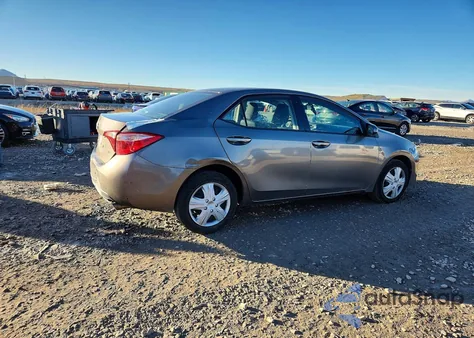 2017 Toyota Corolla L z USA, uszkodzony, nr VIN 2T1BURHEXHC929986
